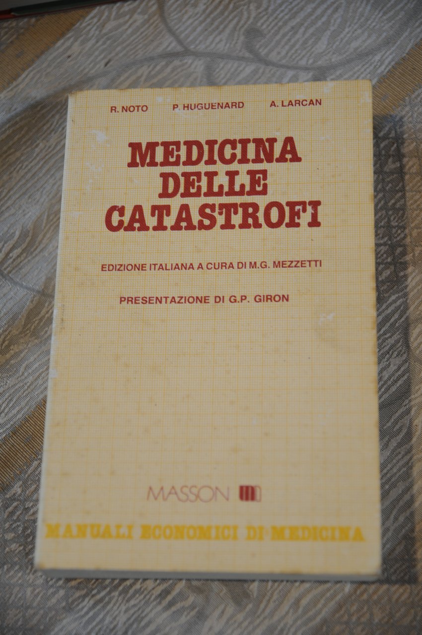 medicina delle catastrofi