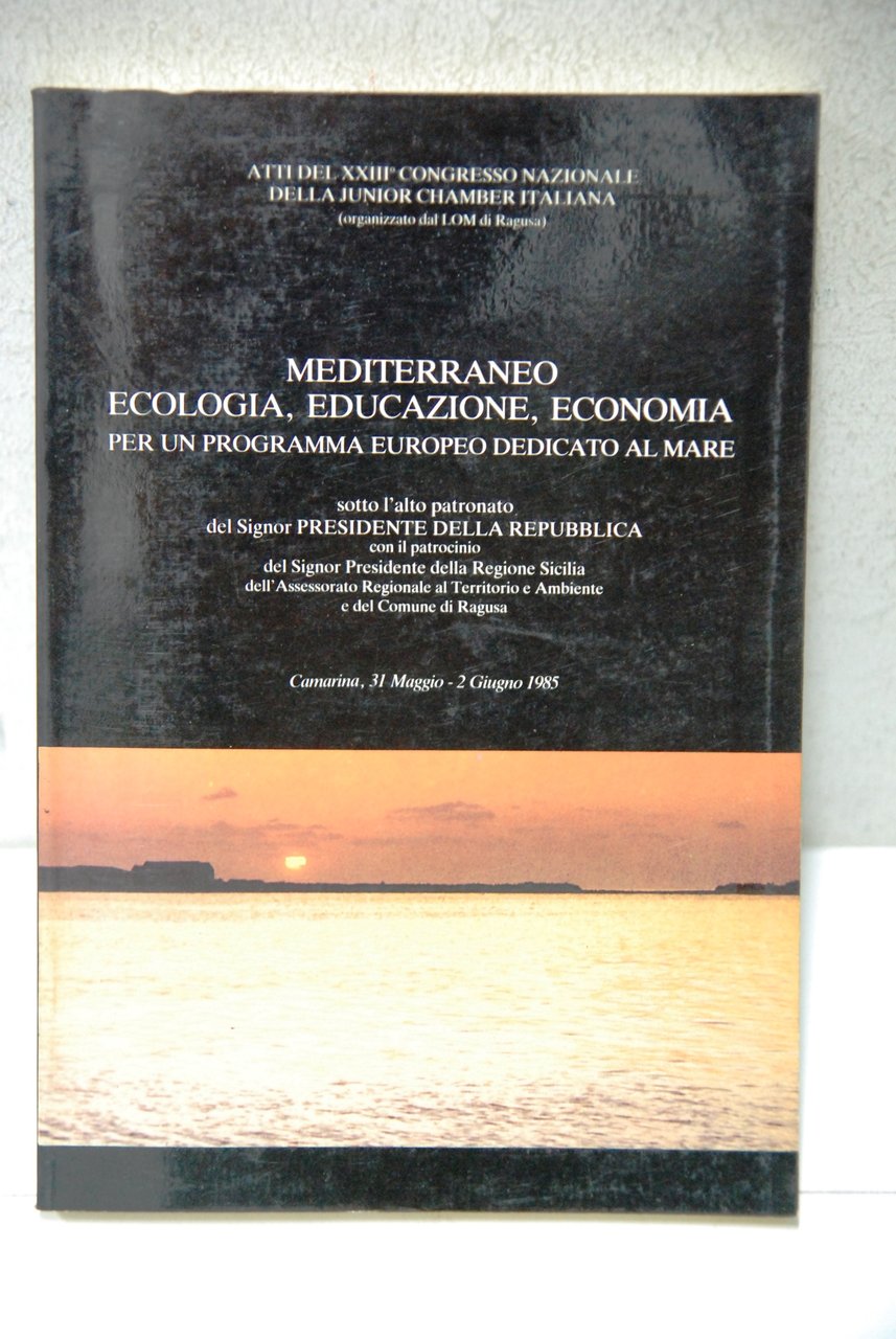 mediterraneo ecologia educazione economia per un programma europeo dedicato al …