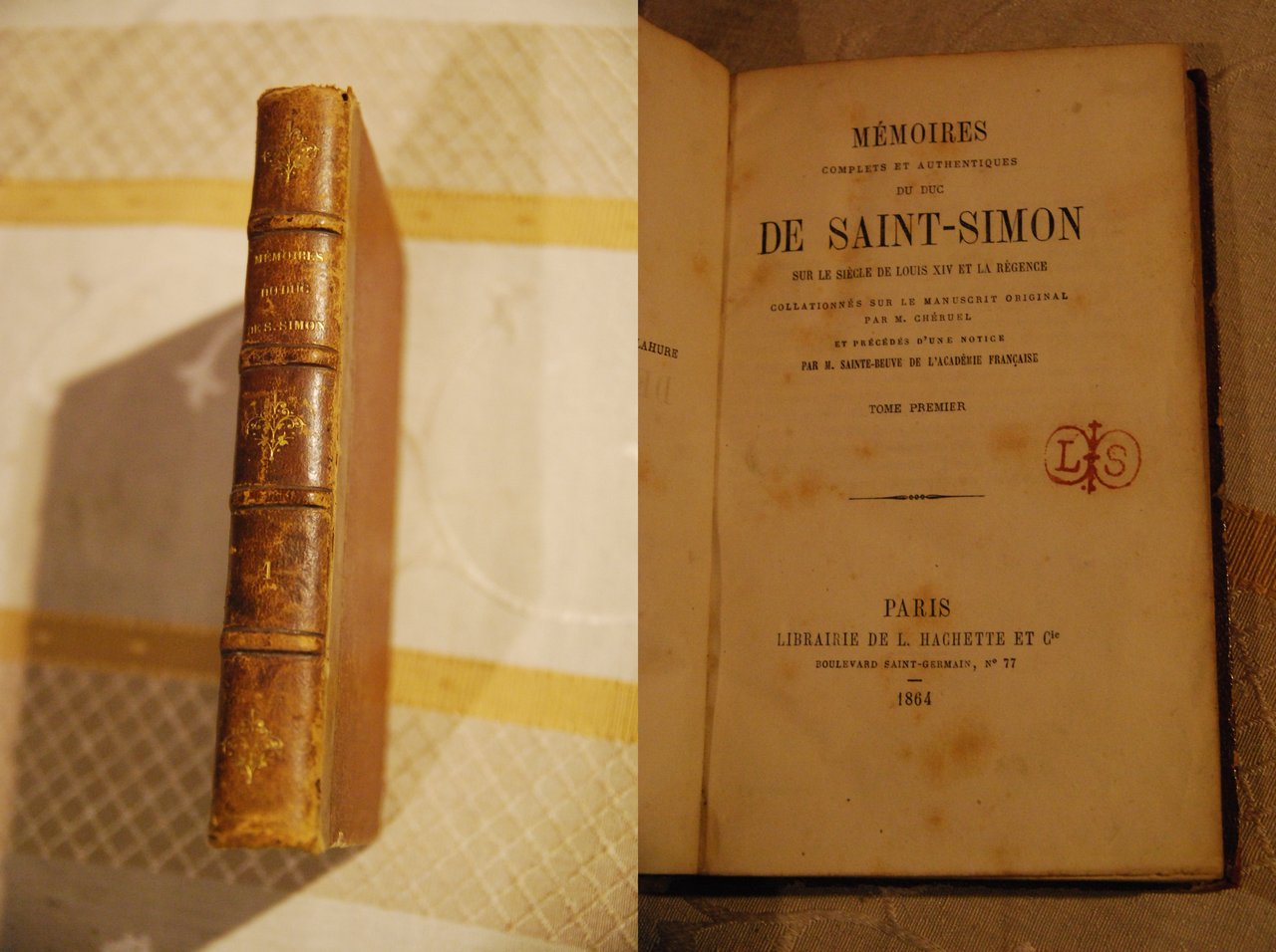 memoires de saint simon tome premiere