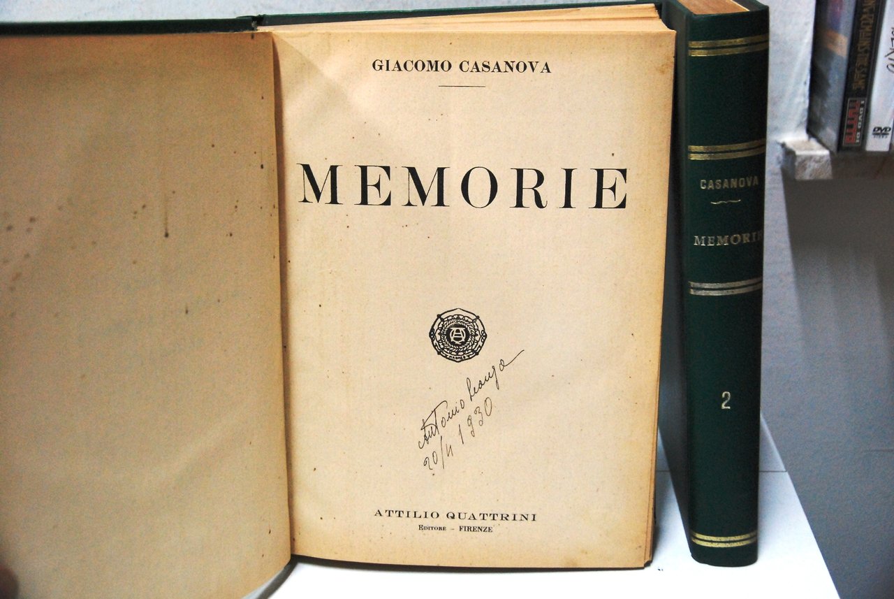 memorie (dispense cpl. e rilegate) | Immagine principale