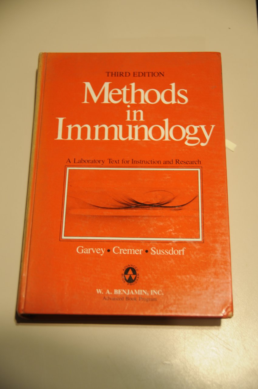 methods in immunology third edition NUOVO