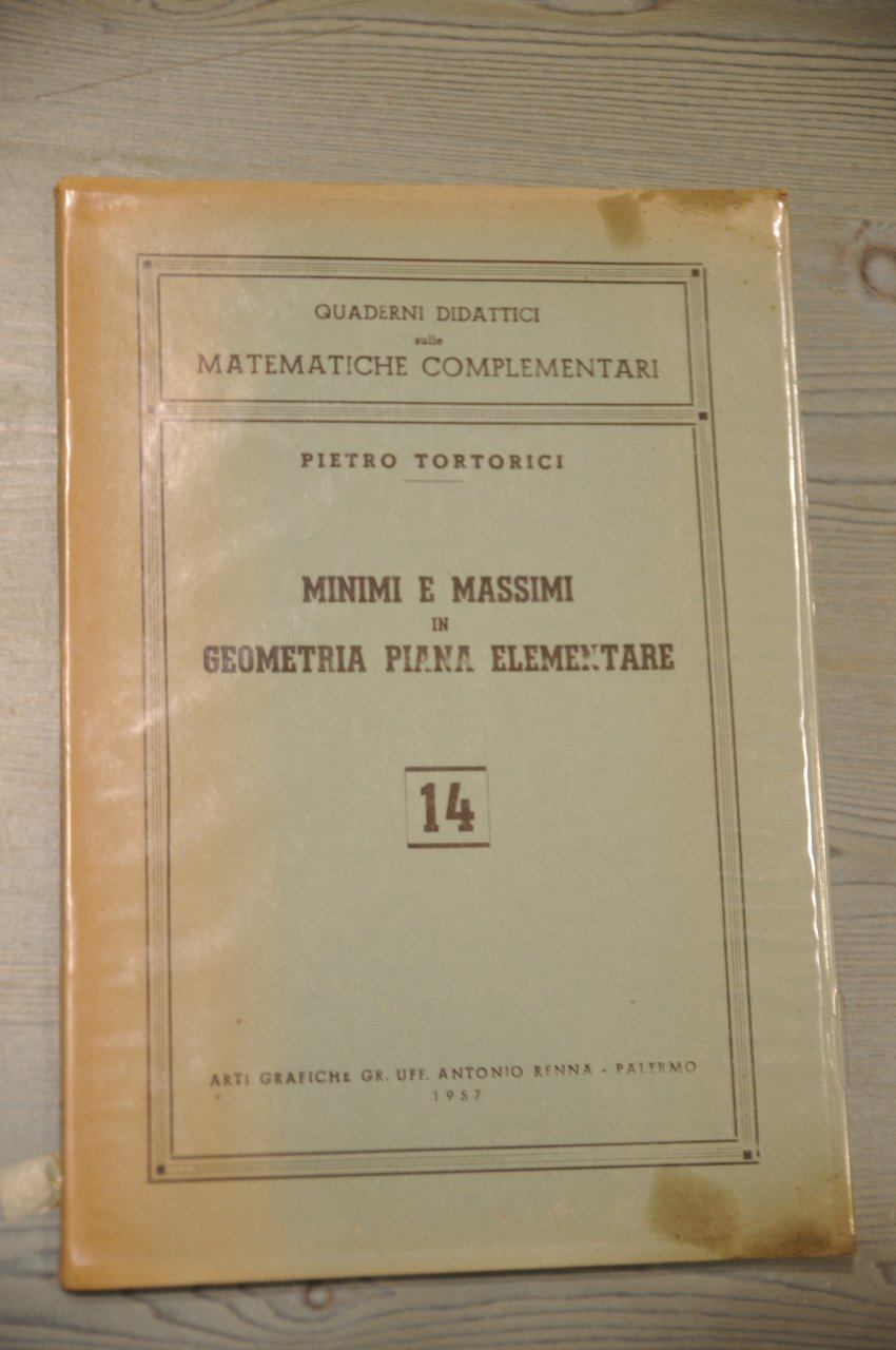 minimi e massimi in geometria piana elementare | Immagine principale