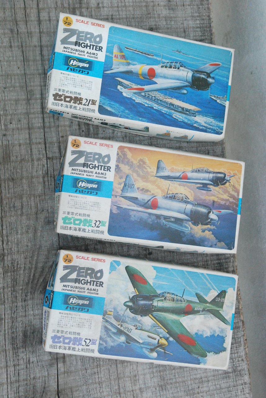 mitsubishi a6m2, a6m3, a6m5