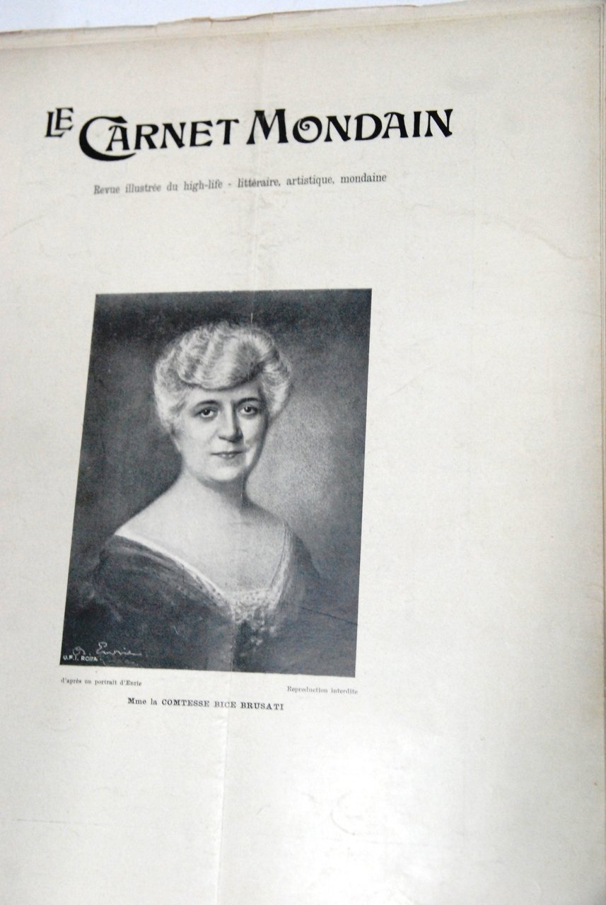 mme la comtesse bice brusati 488 maggio 1922
