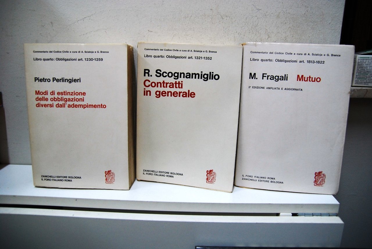 Modi di estinzione delle obbligazioni, Contratti in generale, Mutuo libro … | Immagine principale