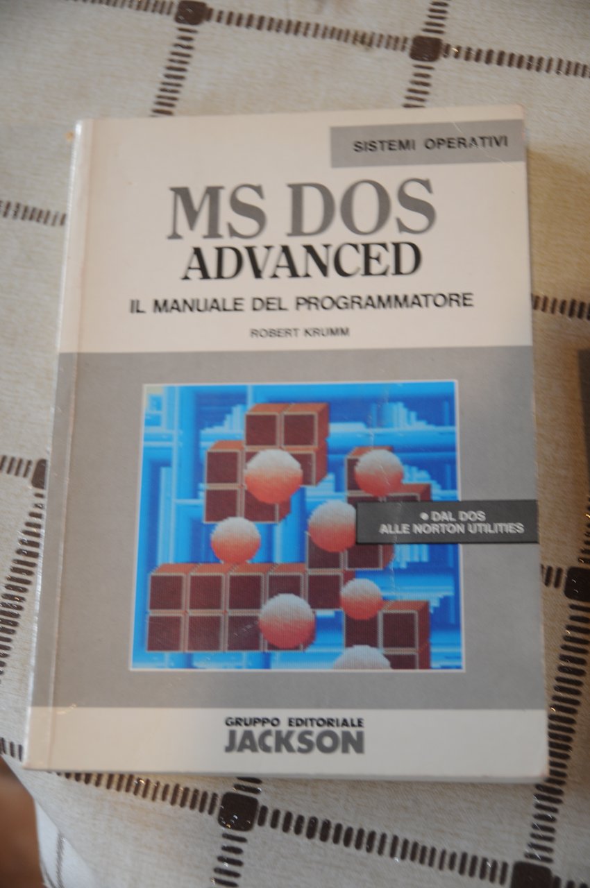 ms dos ms-dos advanced il manuale del programmatore NUOVISSIMO | Immagine principale