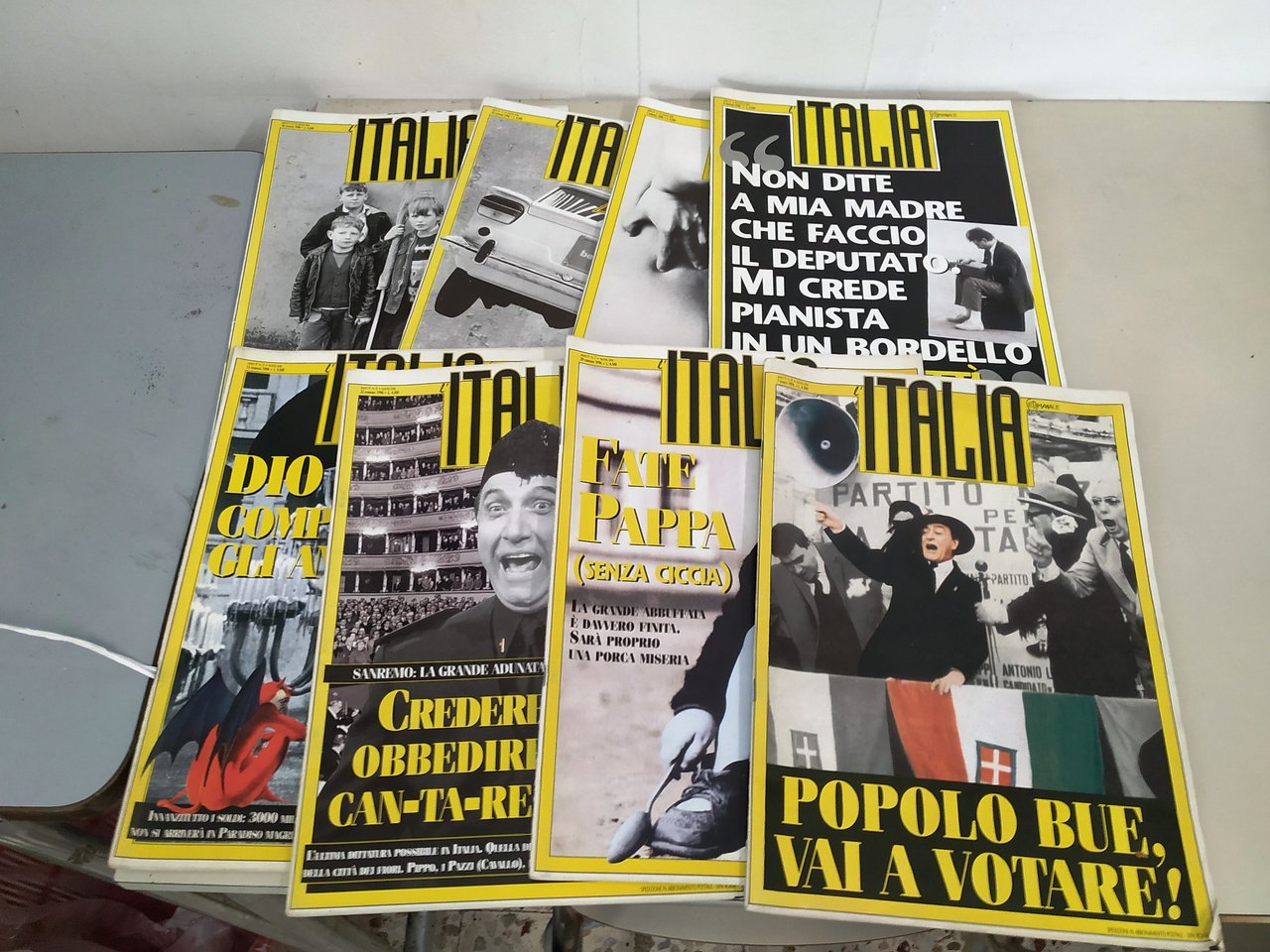 (non dite a mia madre che faccio il deputato popolo …