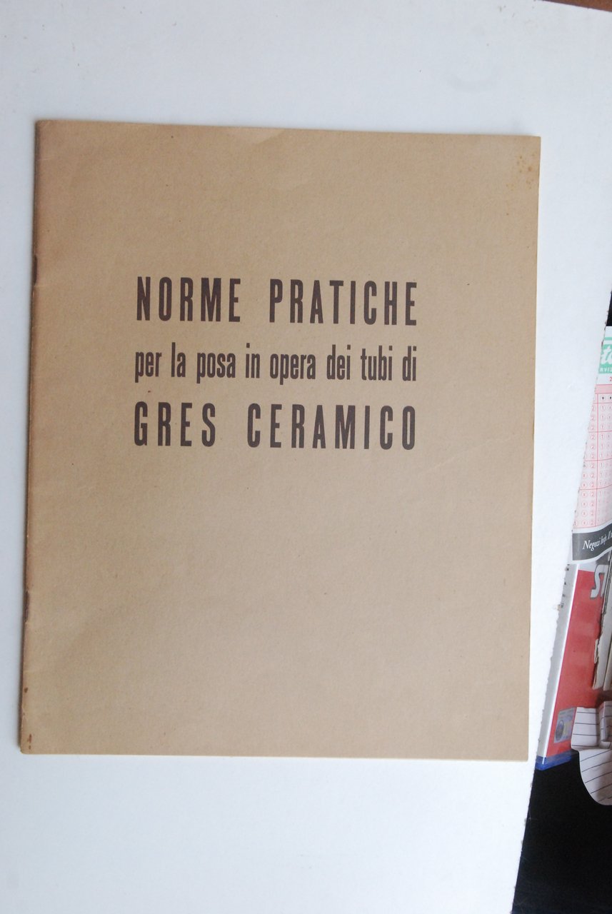 norme pratiche per la posa in opera dei tubi di …