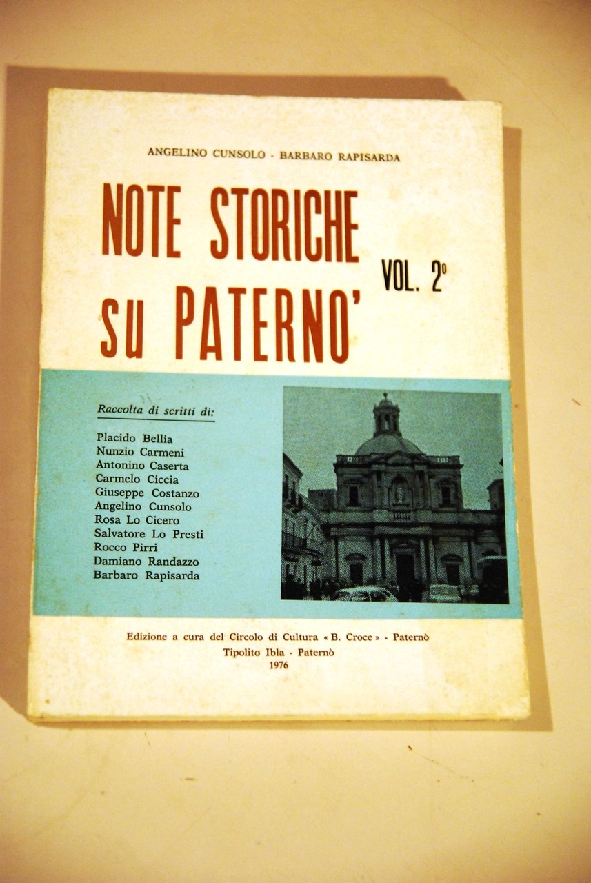 note storiche su paternò paterno' NUOVISSIMO | Immagine principale
