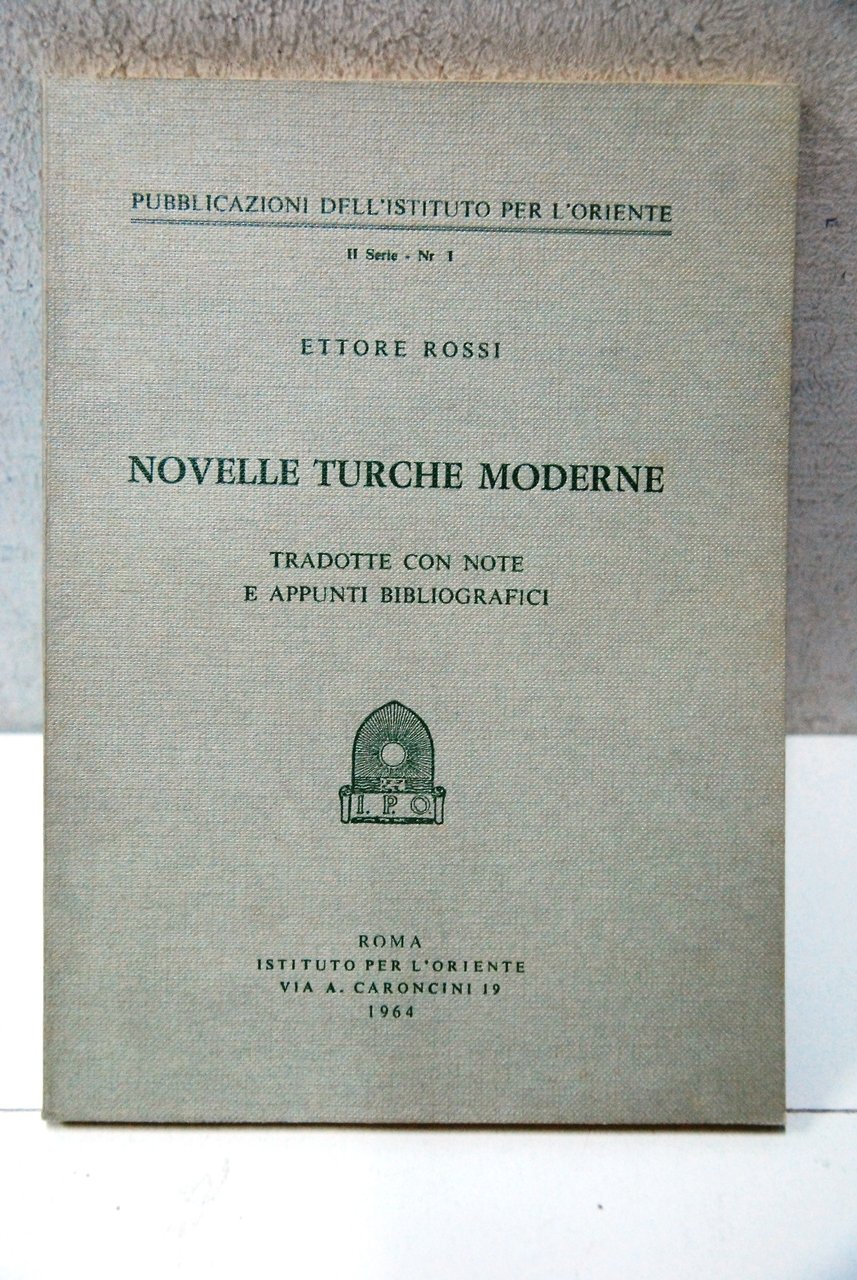 novelle turche moderne tradotte con note e appunti bibliografici NUOVO | Immagine principale