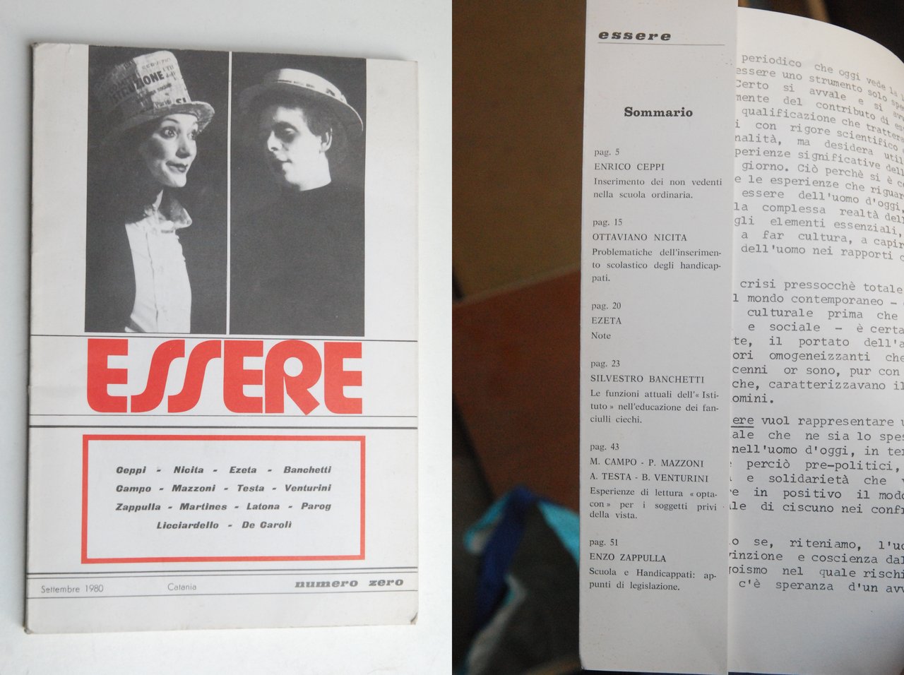 numero zero settembre 1980 catania