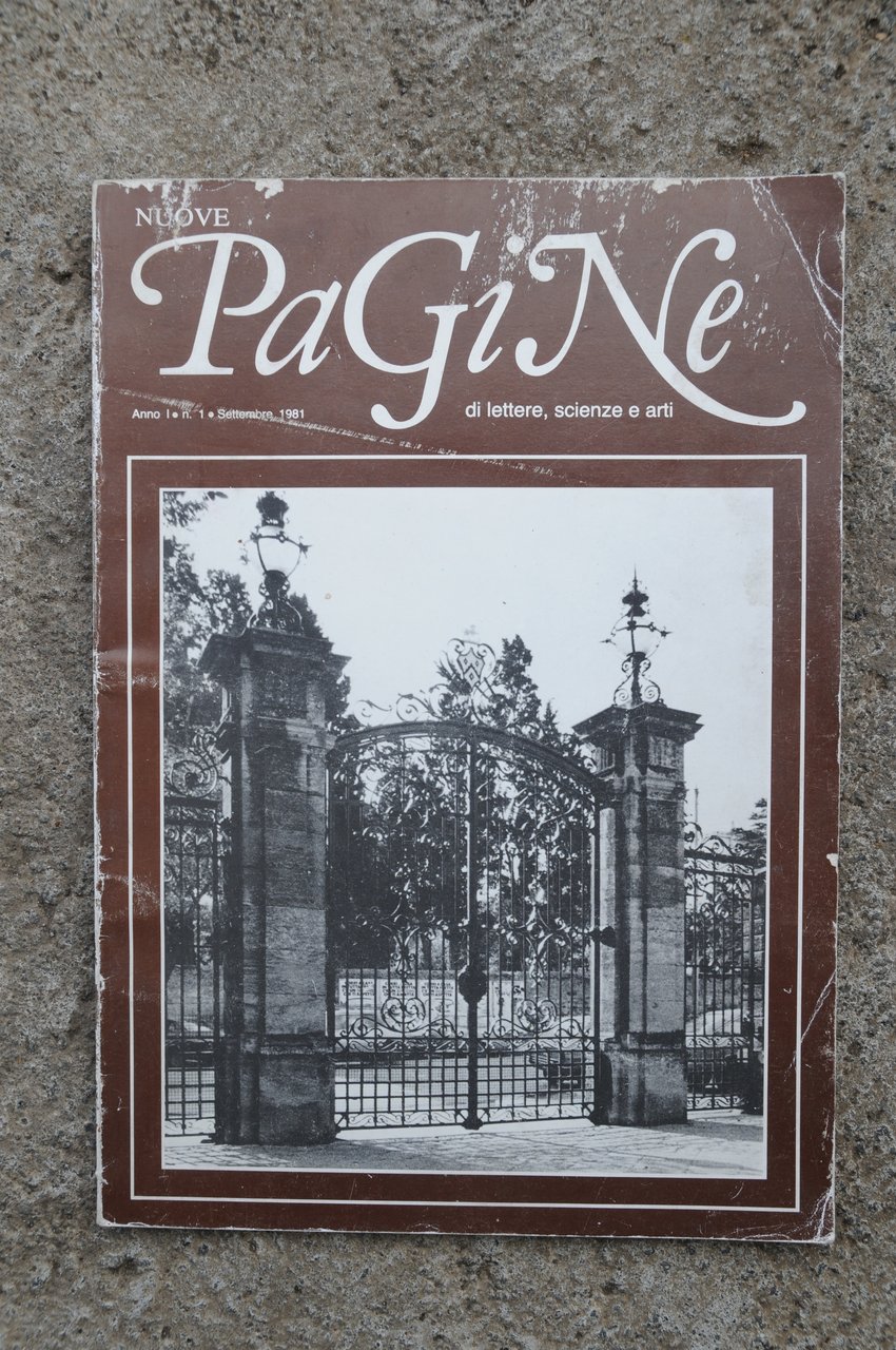 nuove pagine di lettere scienze e arti anno 1 n. …