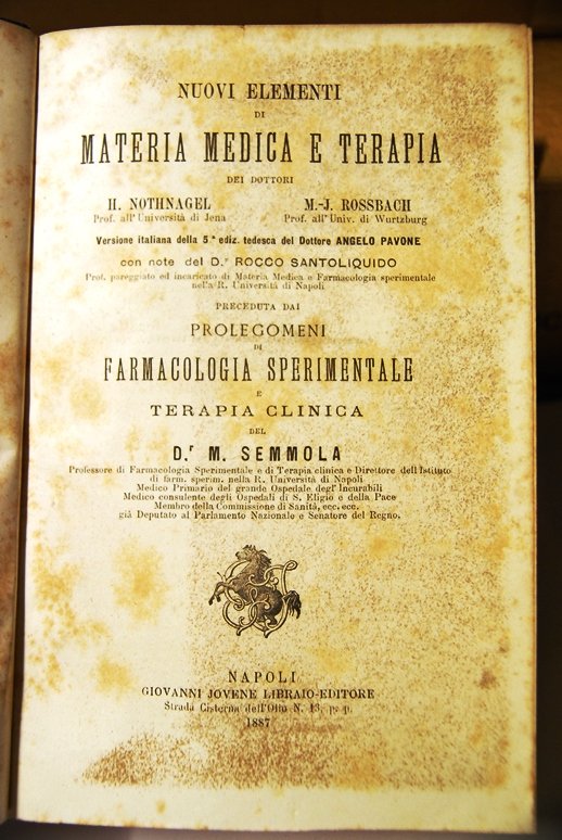 Nuovi Elementi di Materia Medica e Terapia