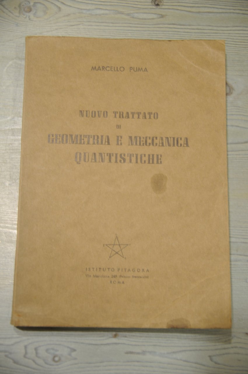 nuovo trattato geometria e meccanica quantistiche NUOVO | Immagine principale