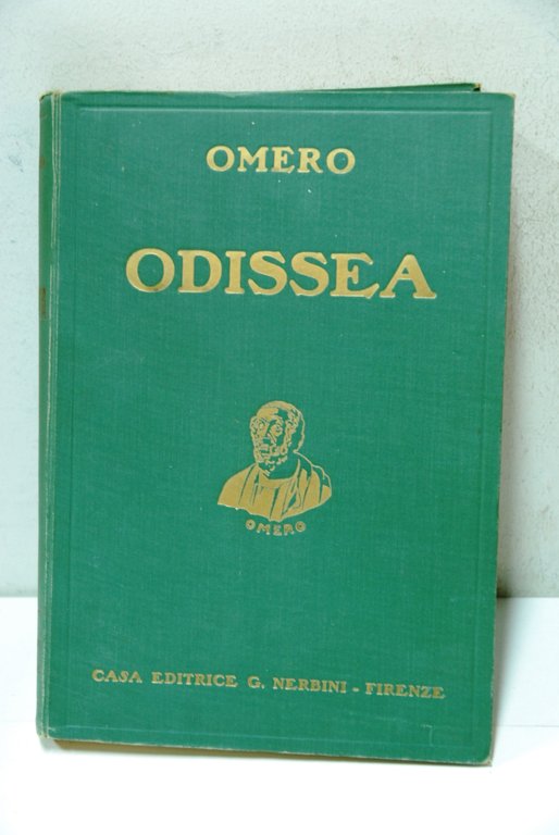 Odissea, con la traduzione in versi sciolti di pindemonte, plamarini, illustrato da Fabbri