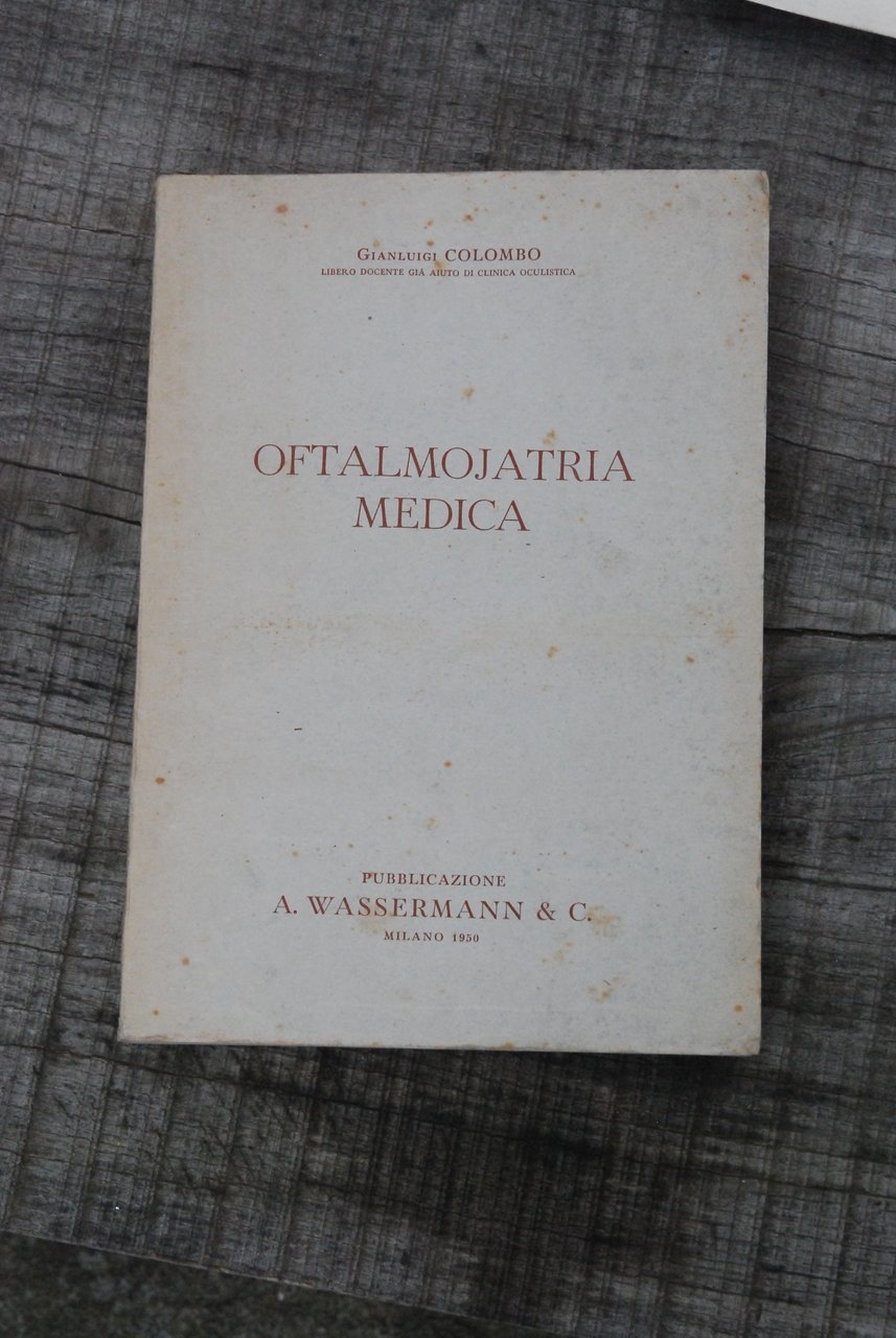 oftalmojatria oftalmoiatria medica NUOVO