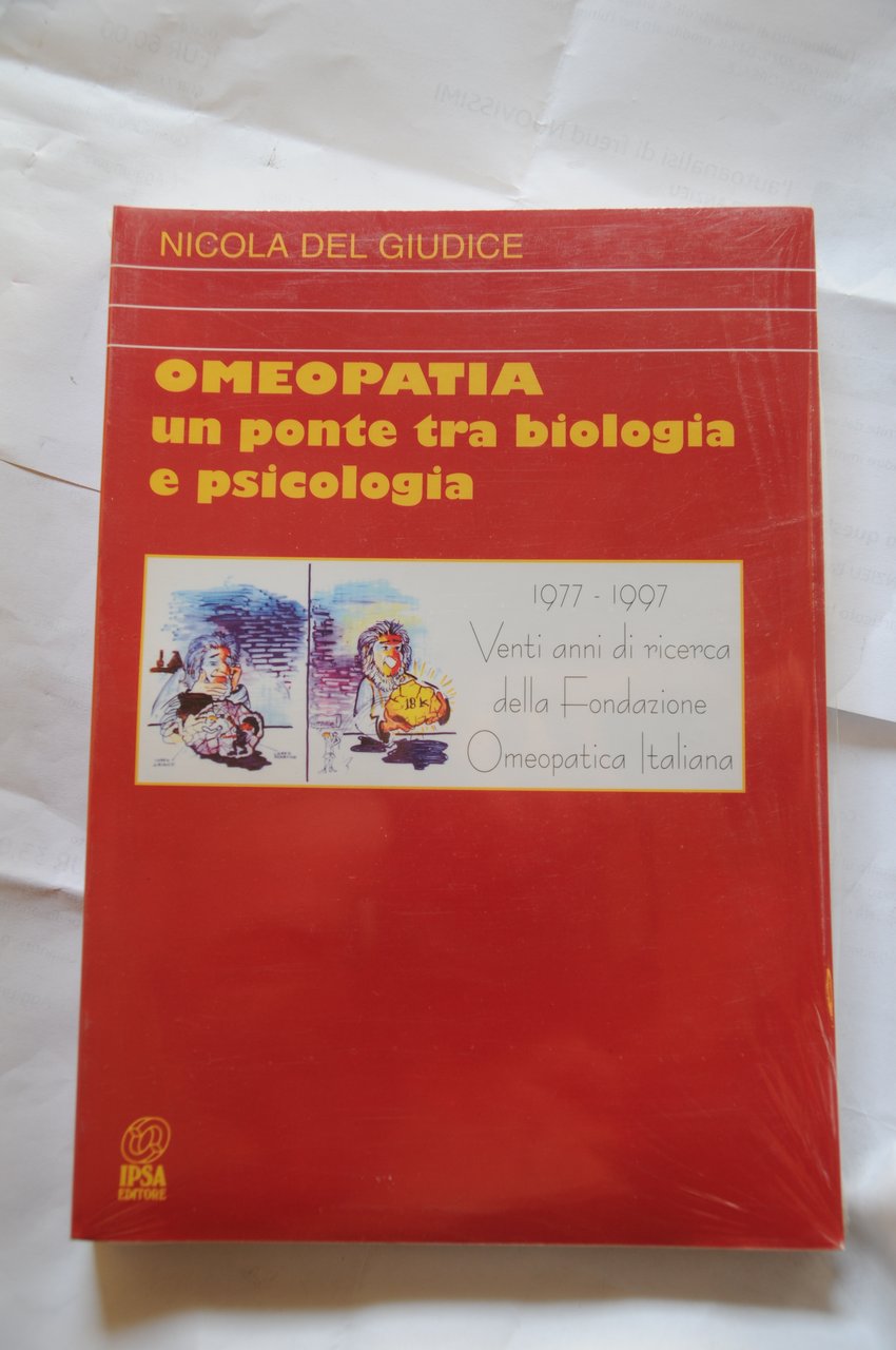 omeopatia un ponte tra biologia e psicologia NUOVISSIMO disponibili più …