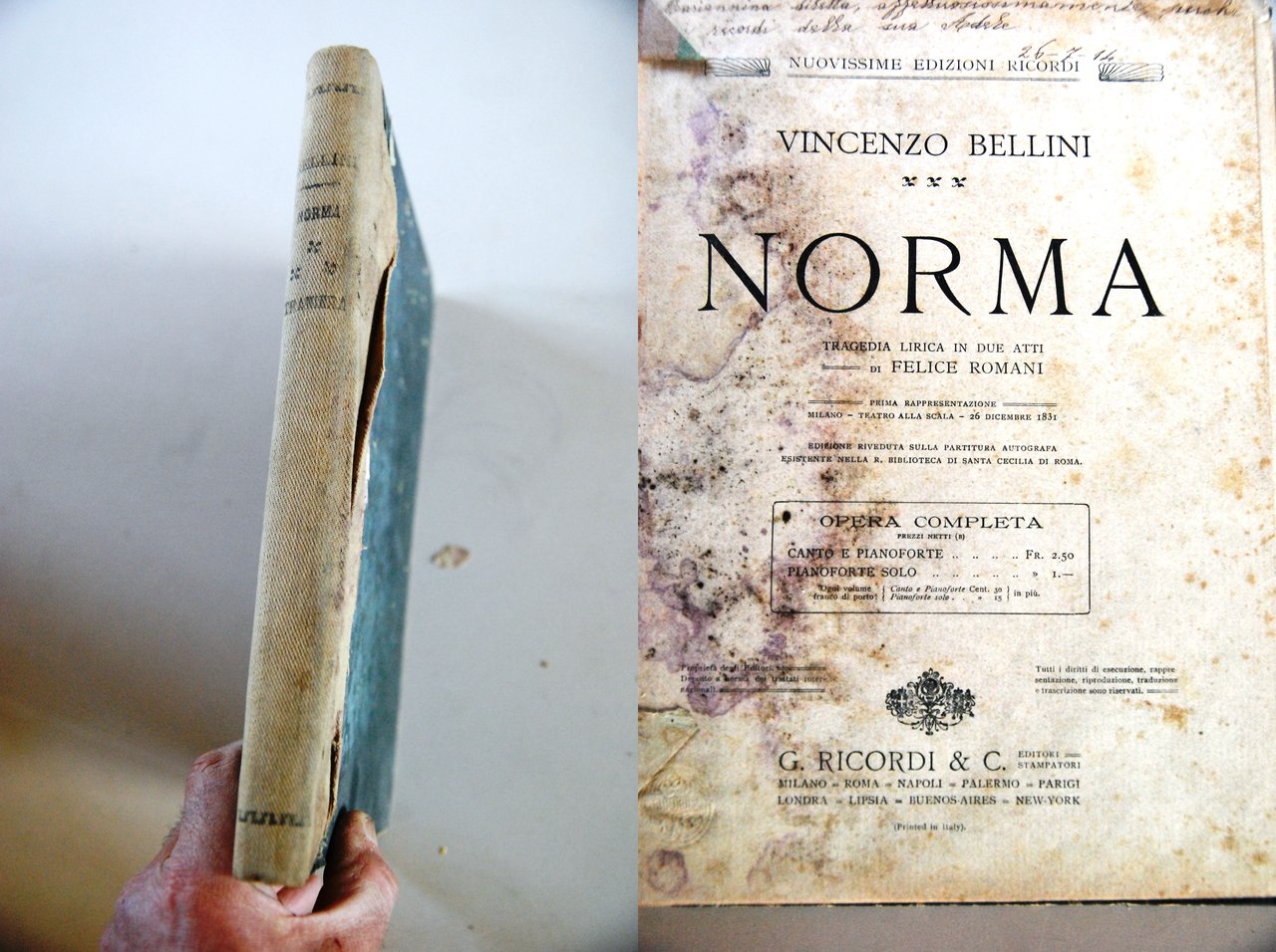 opera completa canto pianoforte