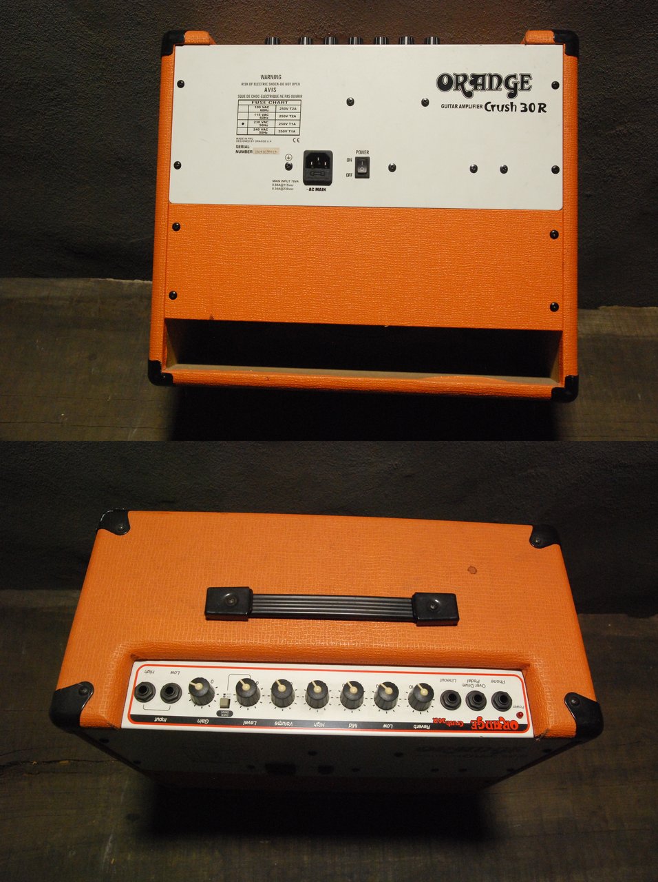 orange crush 30 R mai usato, nuovissimo