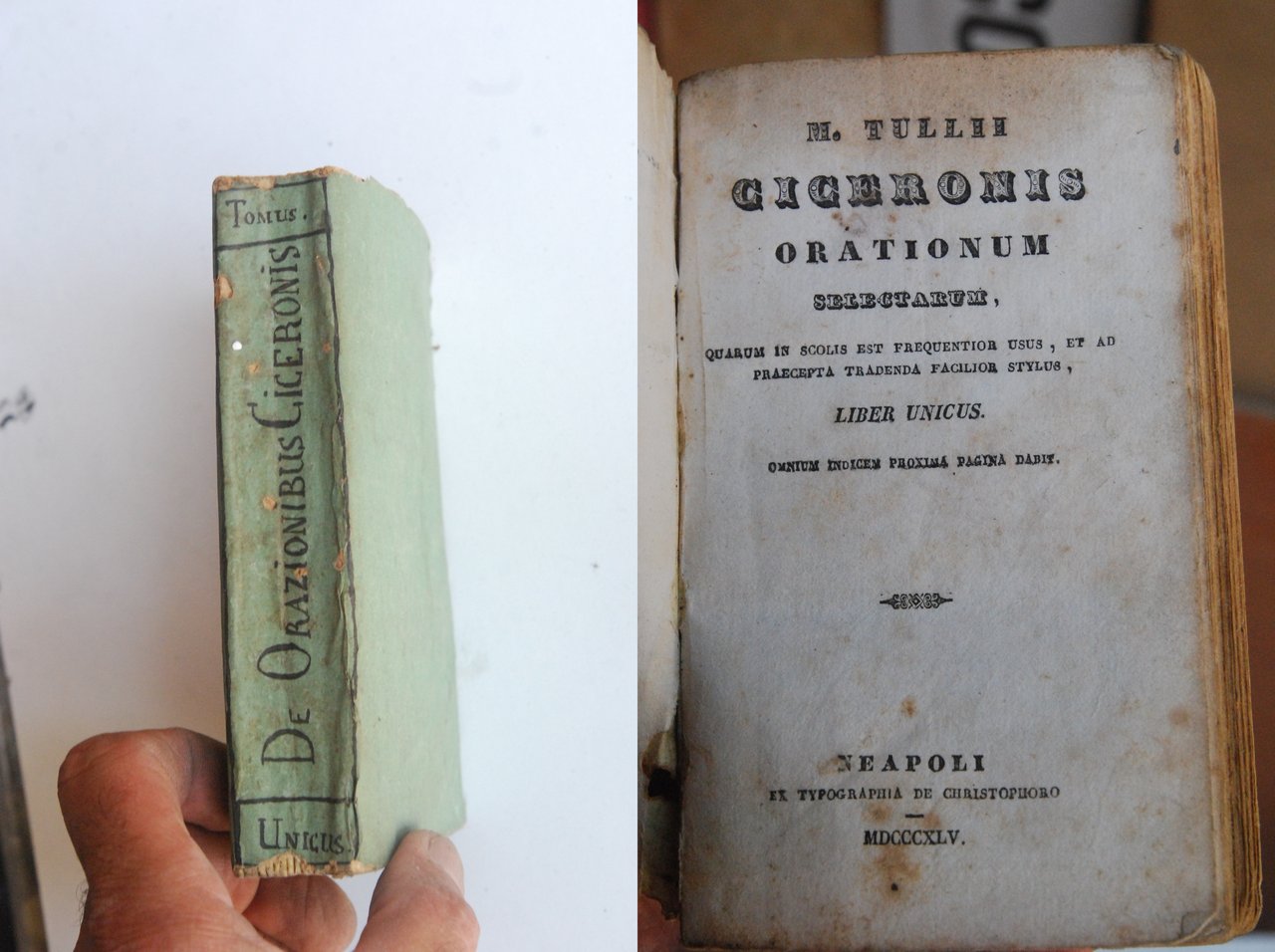 orationum selectarum liber unicus