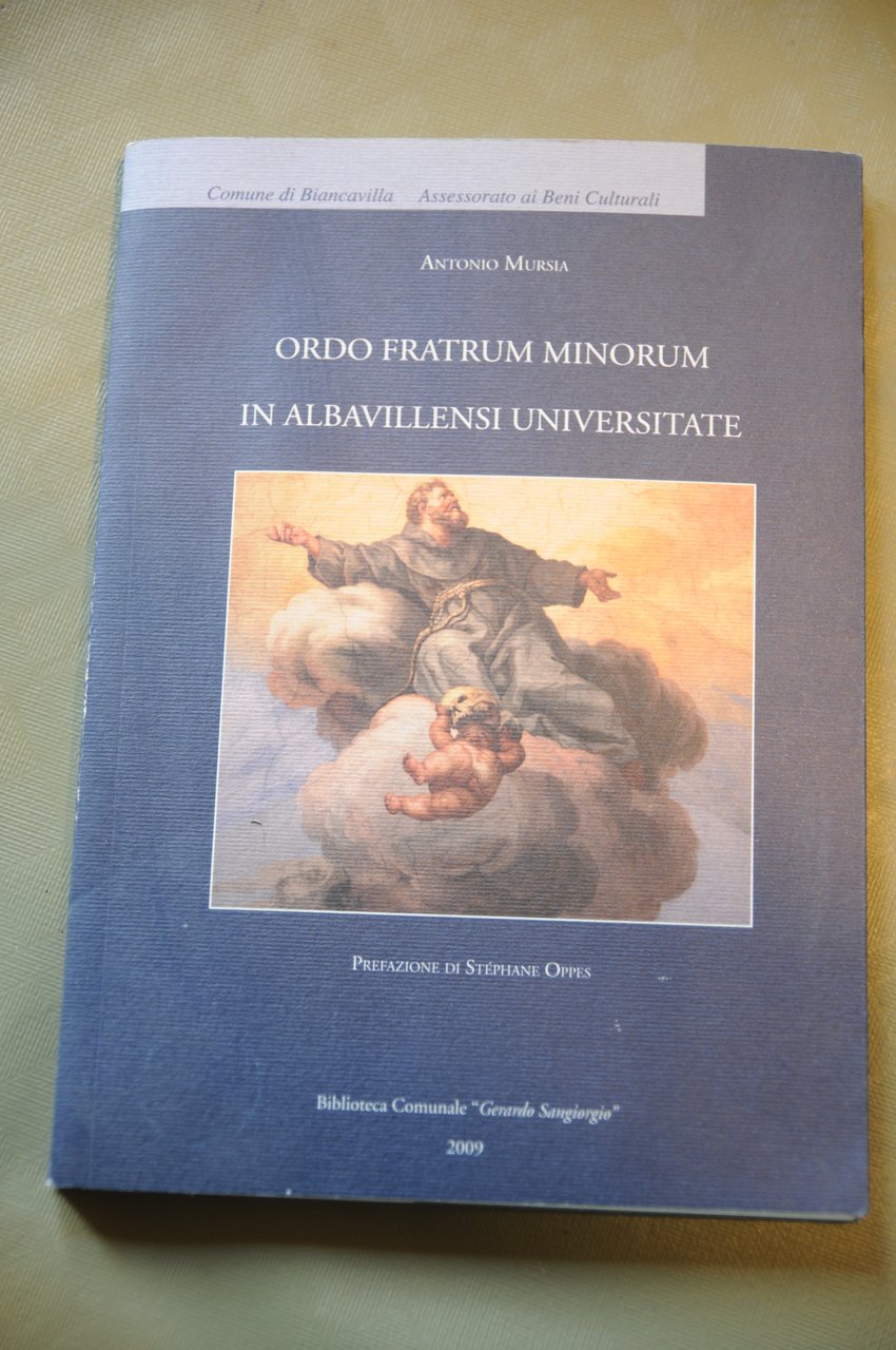 ordo fratrum minorum in albavillensi universitate NUOVISSIMO