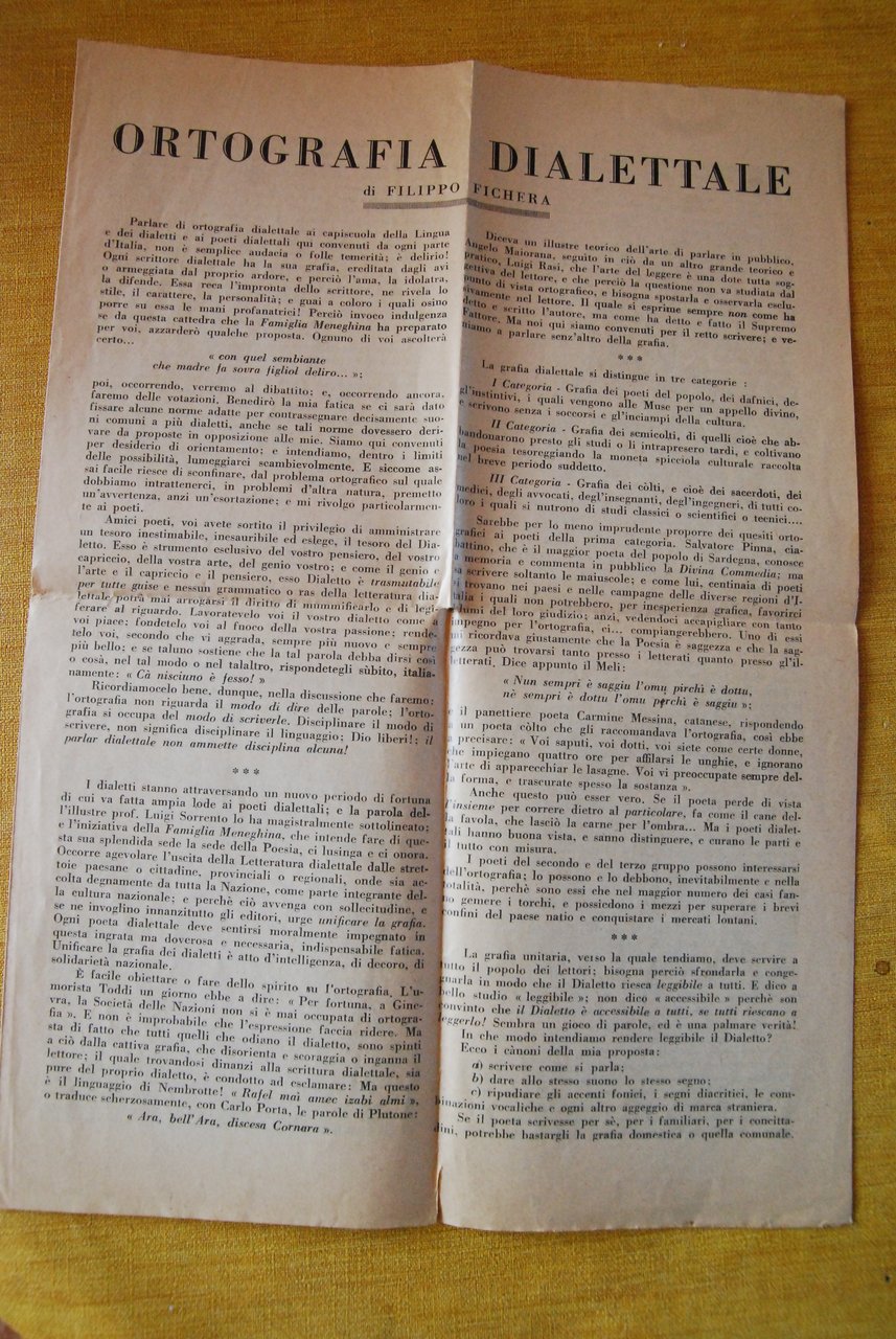 ortografia dialettale