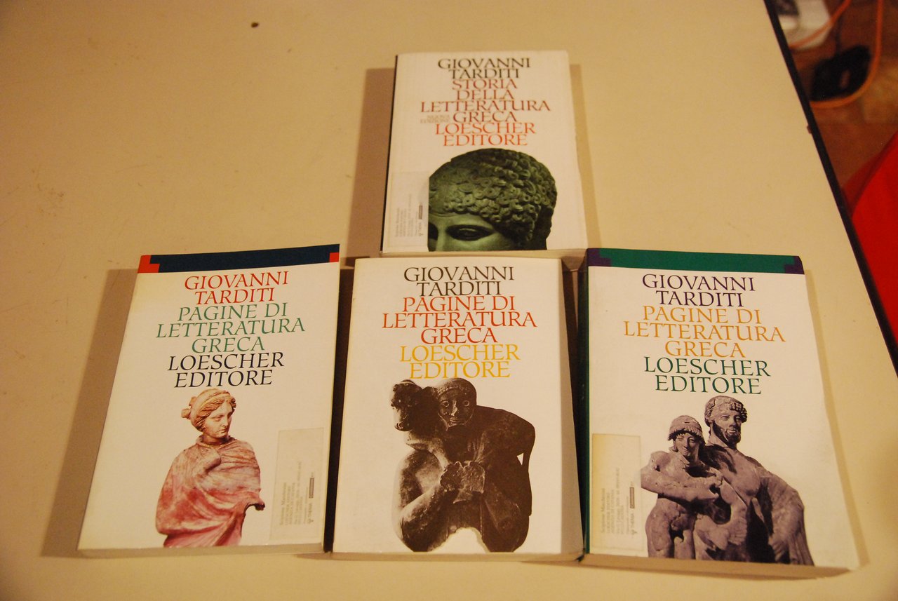 pagine di letteratura greca e storia 4 voll.