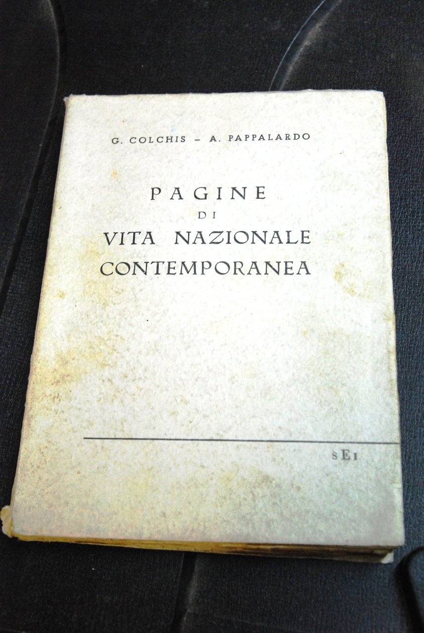 pagine di vita nazionale contemporanea (come nuovo)