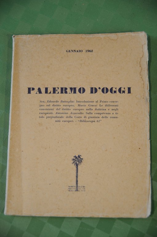 palermo d'oggi 1962