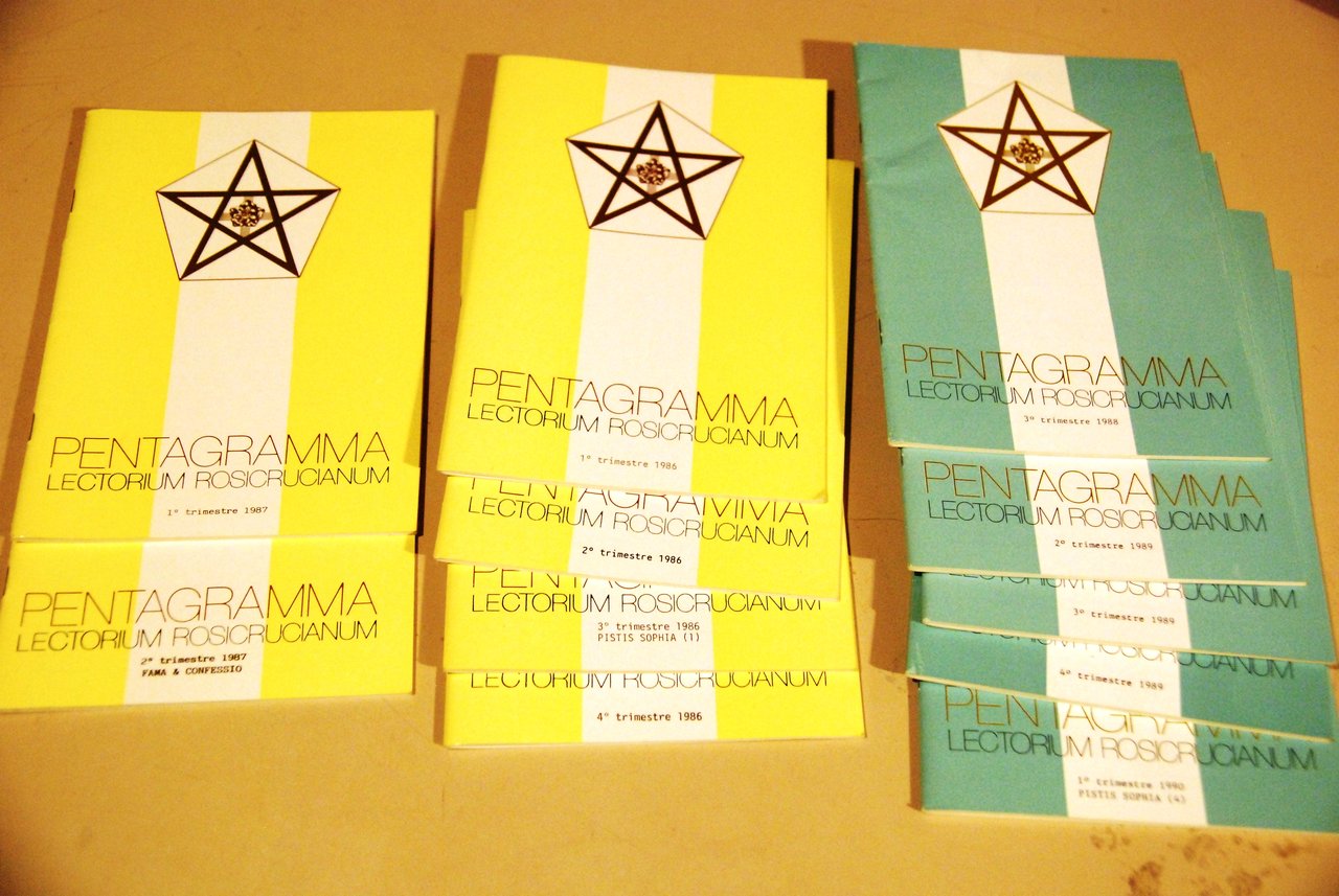 pentagramma annata 1986, 1 e 2 1987, 3 1988, 1989 …
