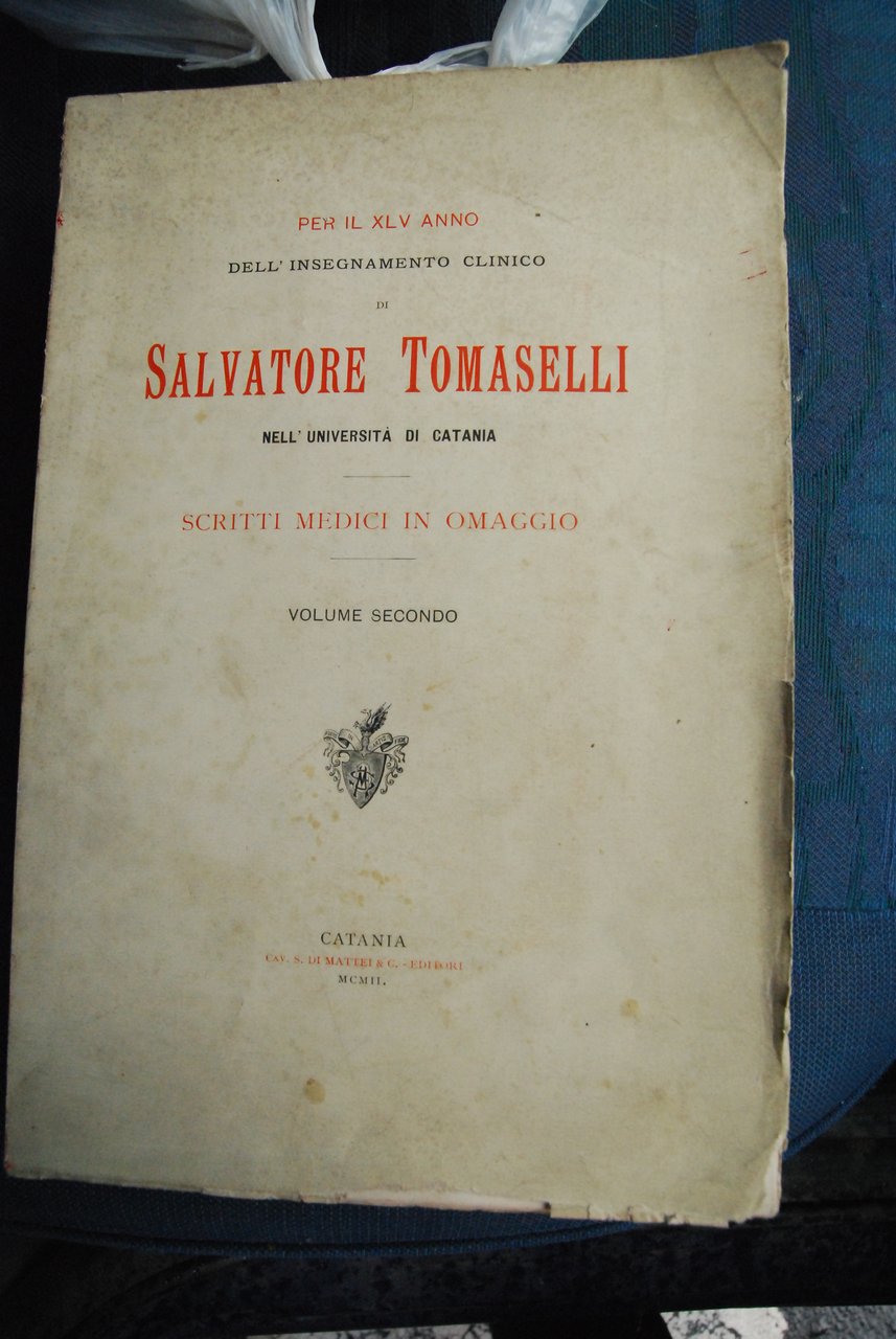 per il xlv anno dell'insegnamento clinico nell'università catania scritti medici … | Immagine principale
