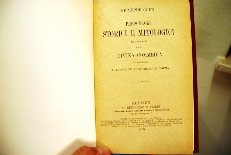Personaggi storici e mitologici Rammentati nella divina commedia