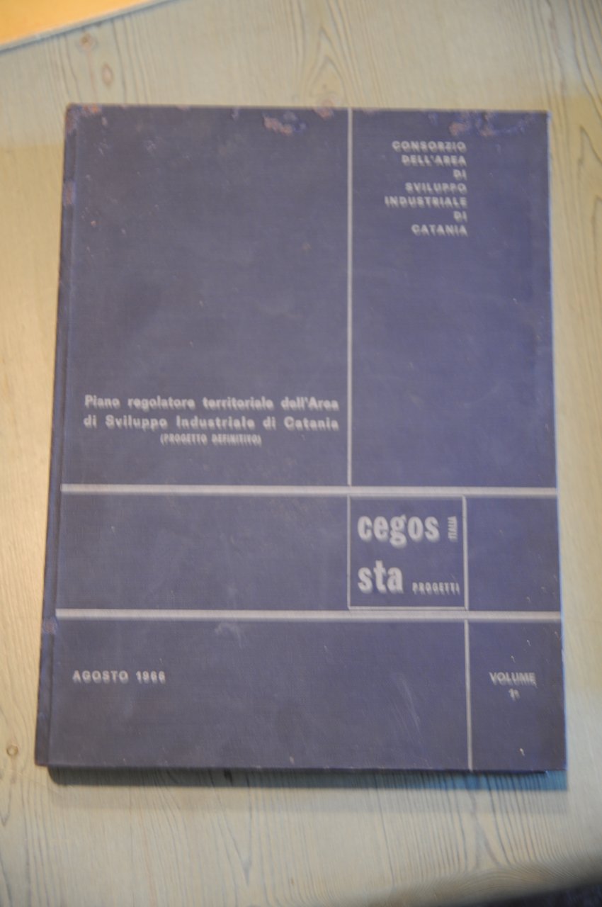 piano regolatore dell'area di sviluppo industriale di catania