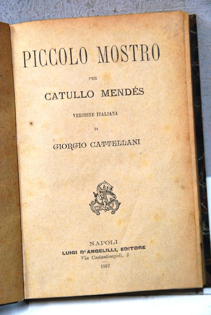 piccolo mostro versione giorgio cattellani
