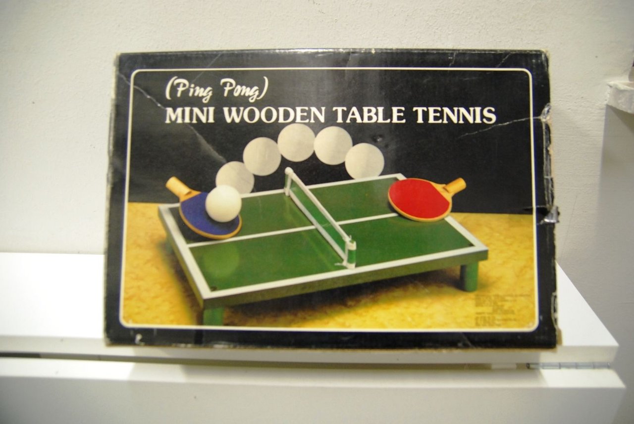 Ping pong - vintage tabletennis game - mini wooden | Immagine principale