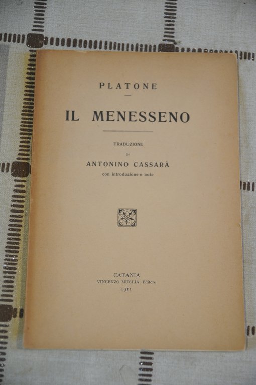 PLATONE il menesseno traduzione e note di NUOVO | Immagine Gallery 2