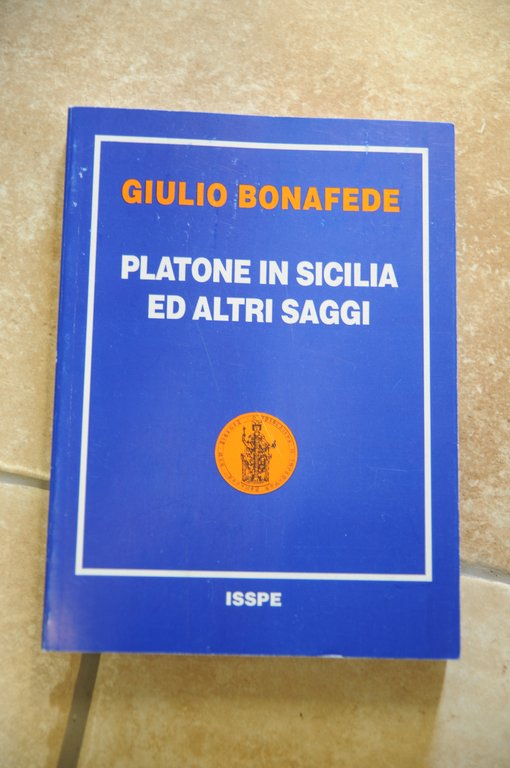platone in sicilia ed altri saggi NUOVISSIMO