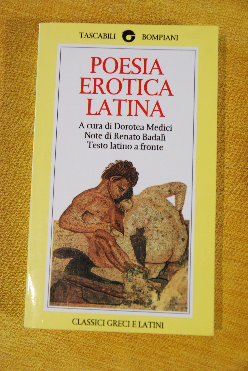poesia erotica latina testo latino a fronte NUOVO | Immagine principale