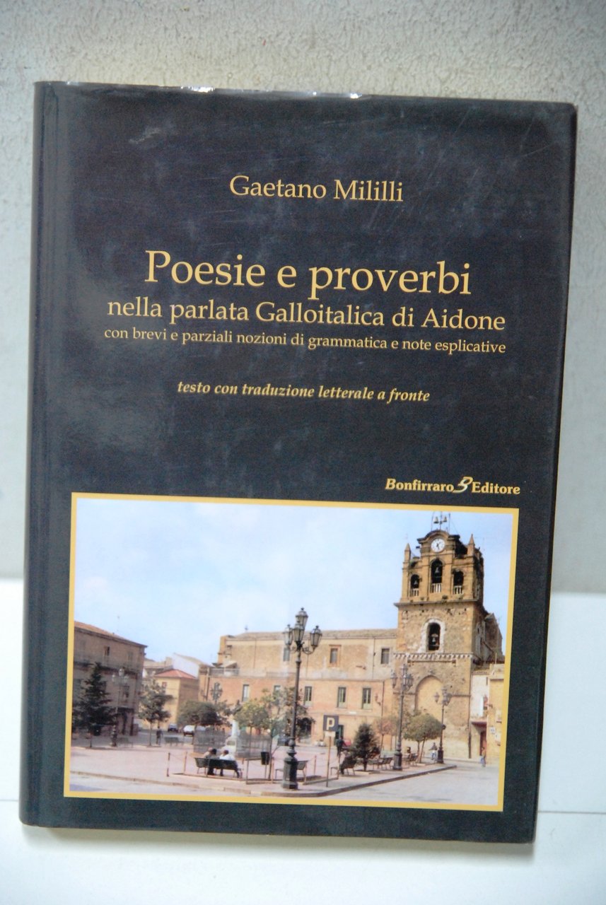 poesie e proverbi nella parlata galloitalica di aidone NUOVO | Immagine principale