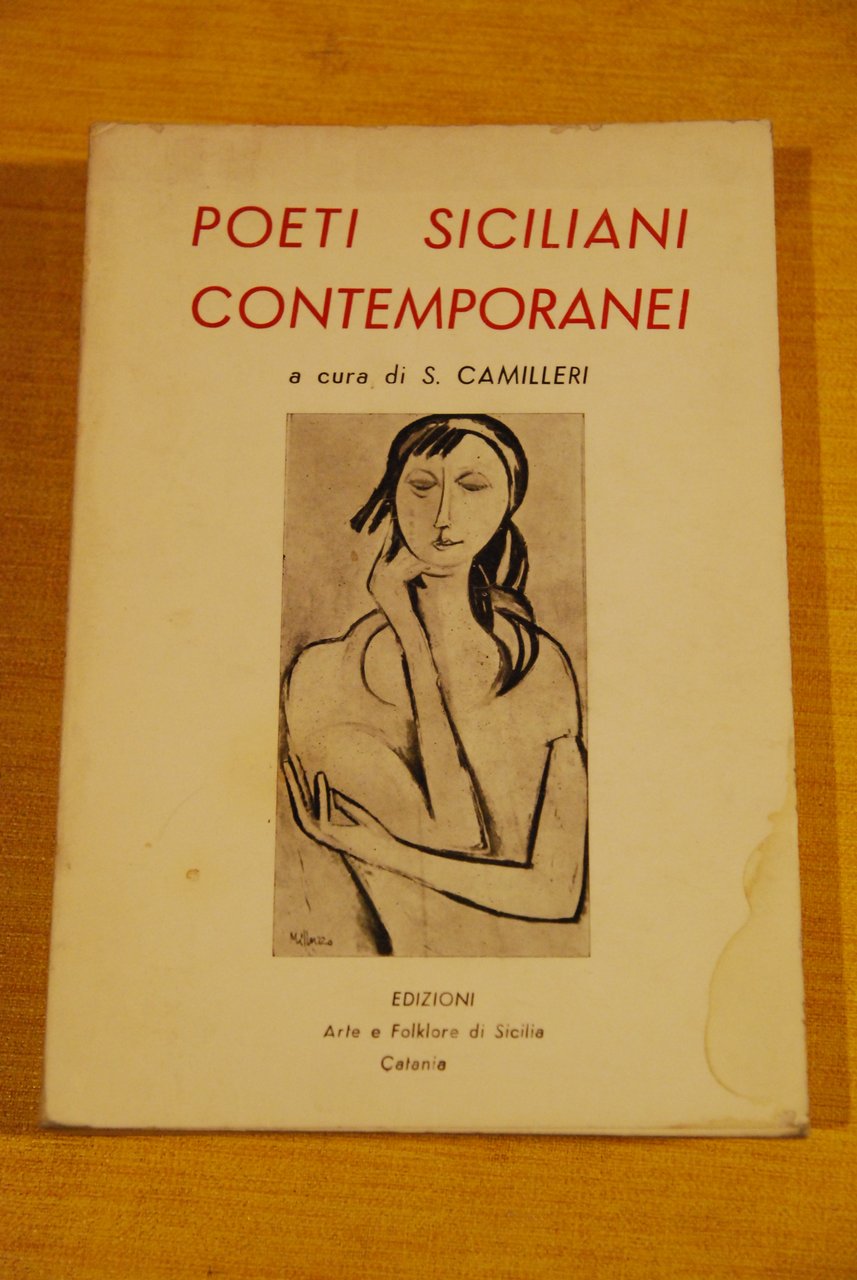 poeti siciliani contemporanei autografato dall'autore con dedica
