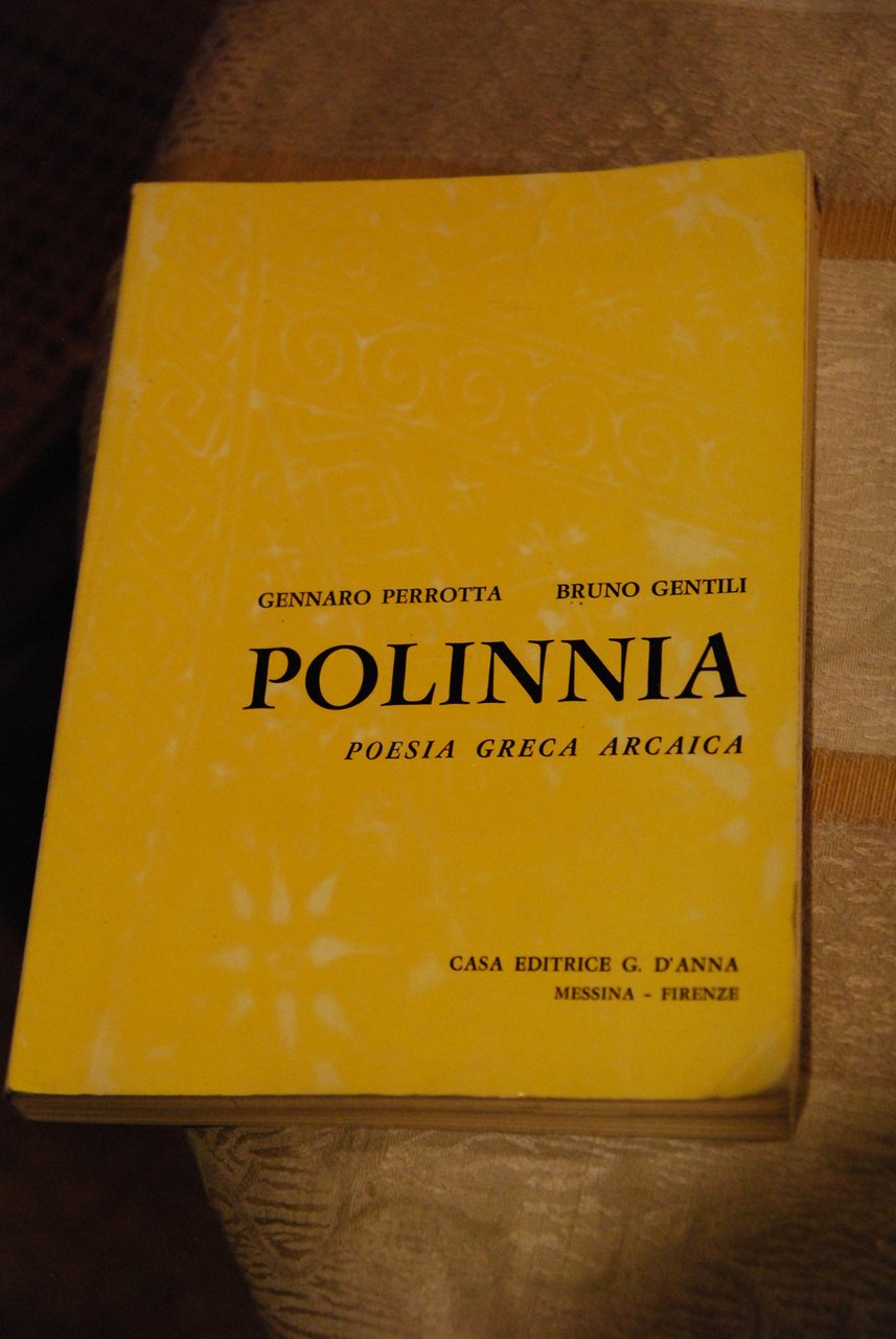 polinnia poesia greca arcaica NUOVO