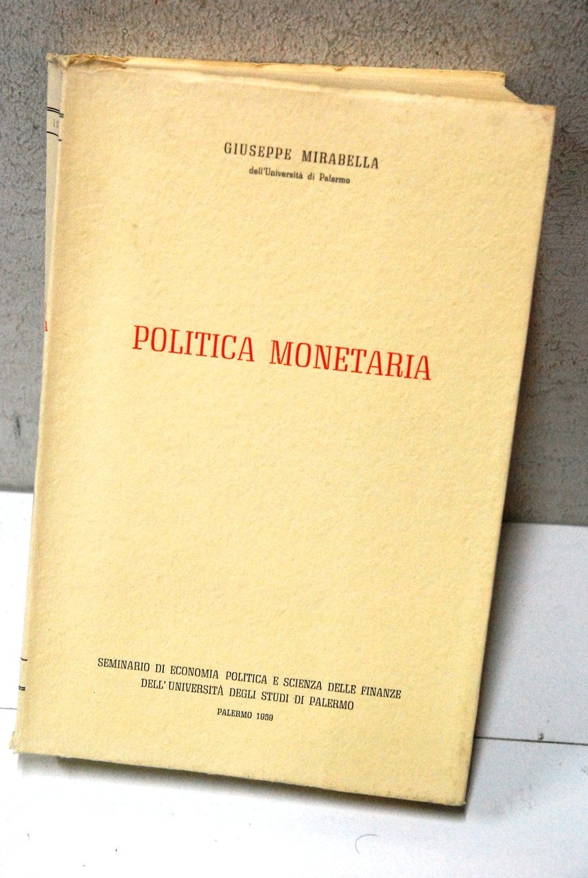 politica monetaria NUOVO