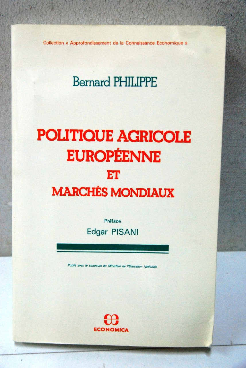 politique agricole europeenne et marches mondiaux NUOVO