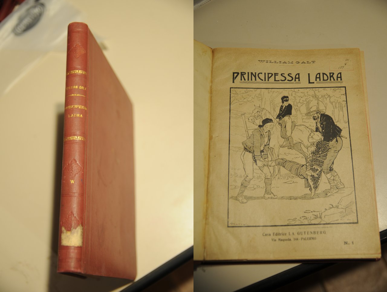 principessa ladra 1 ed. gutenberg ottime cdz.