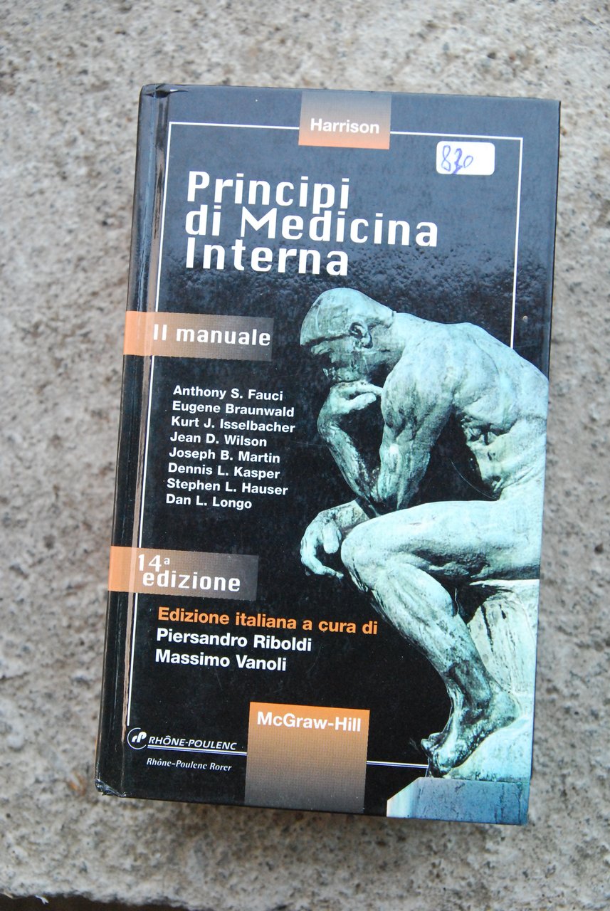 principi di medicina interna il manuale 14 ed.