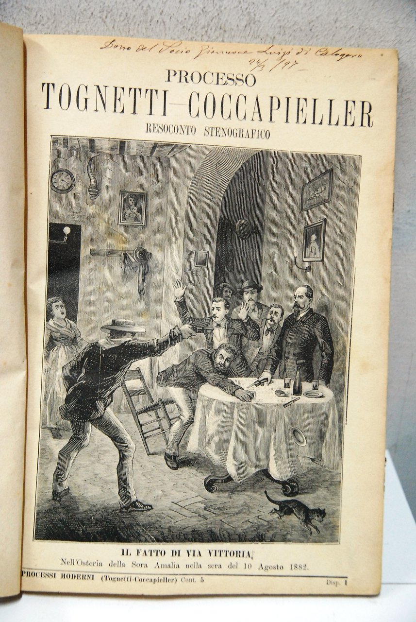 processo tognetti coccapieller resoconto stenografico 22 dispense cpl. | Immagine principale