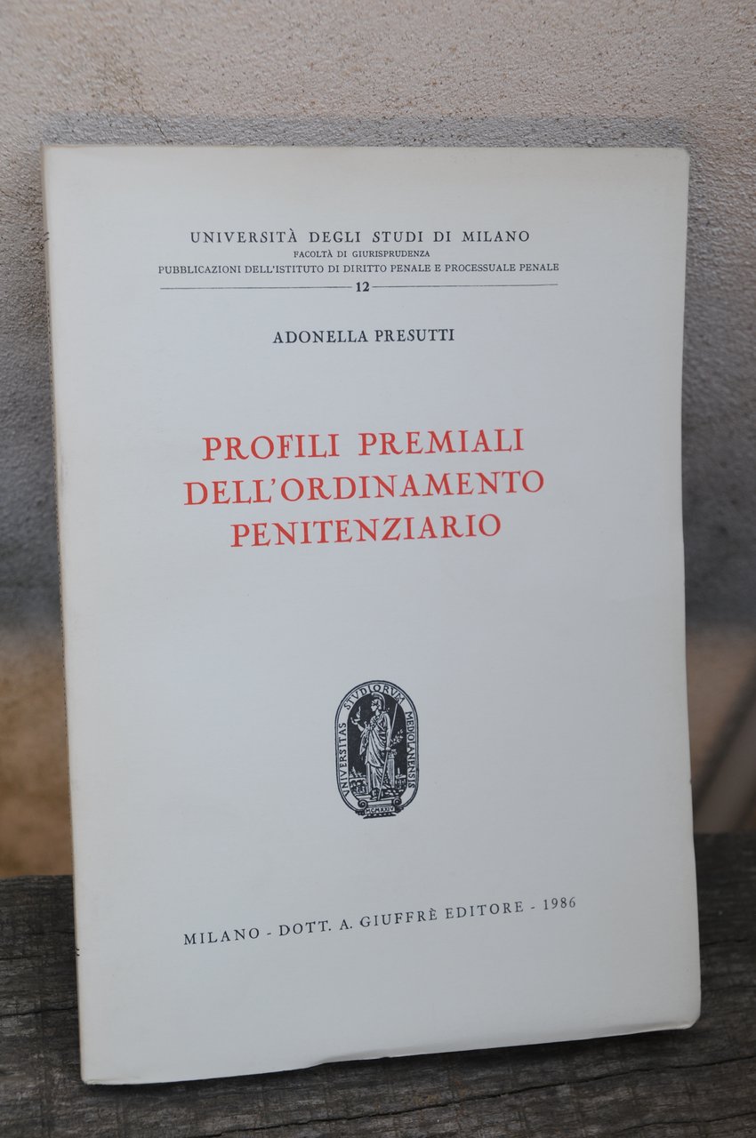 profili premiali dell'ordinamento penitenziario NUOVISSIMO | Immagine principale