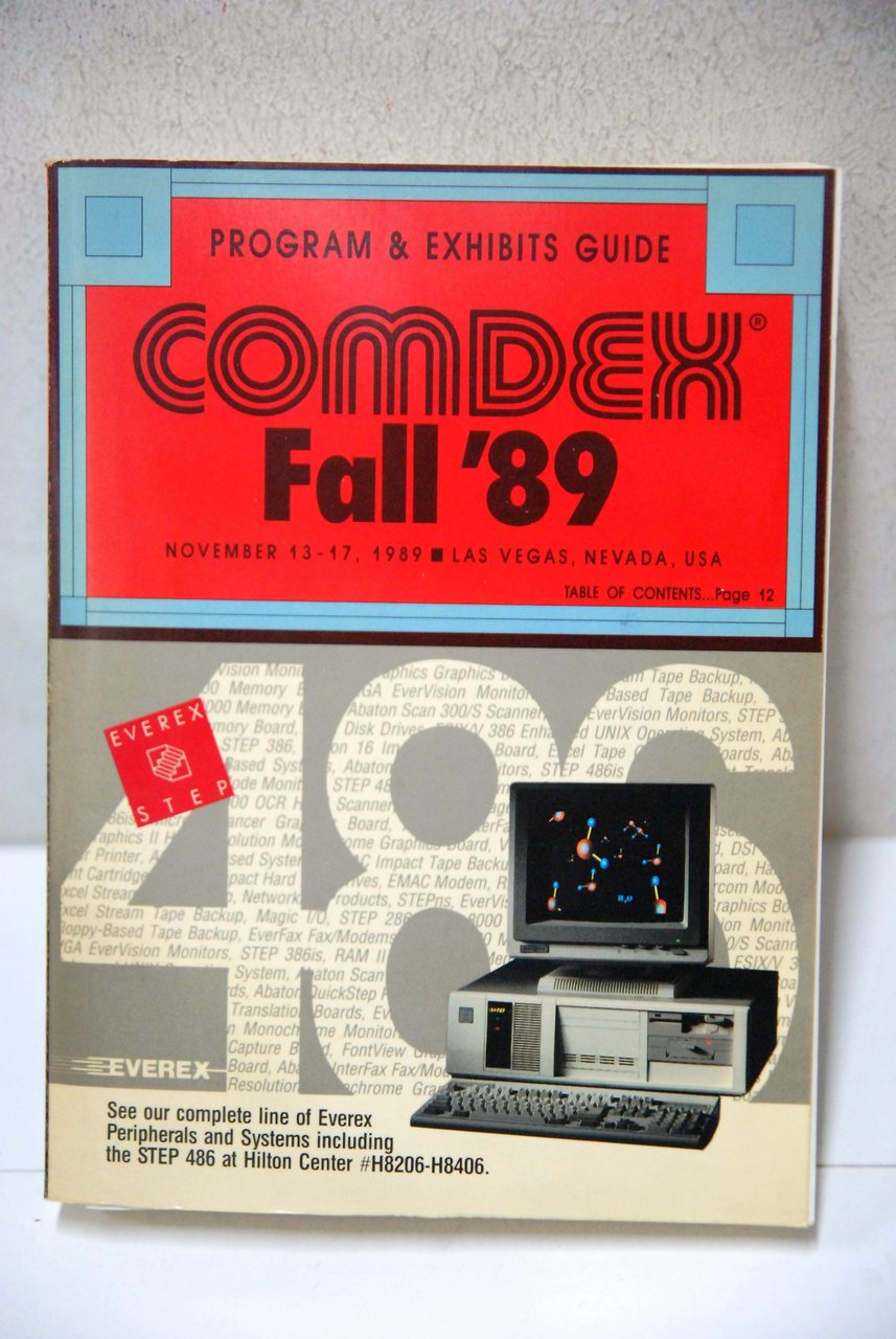 program exhibits guide comdex fall 89 las vegas