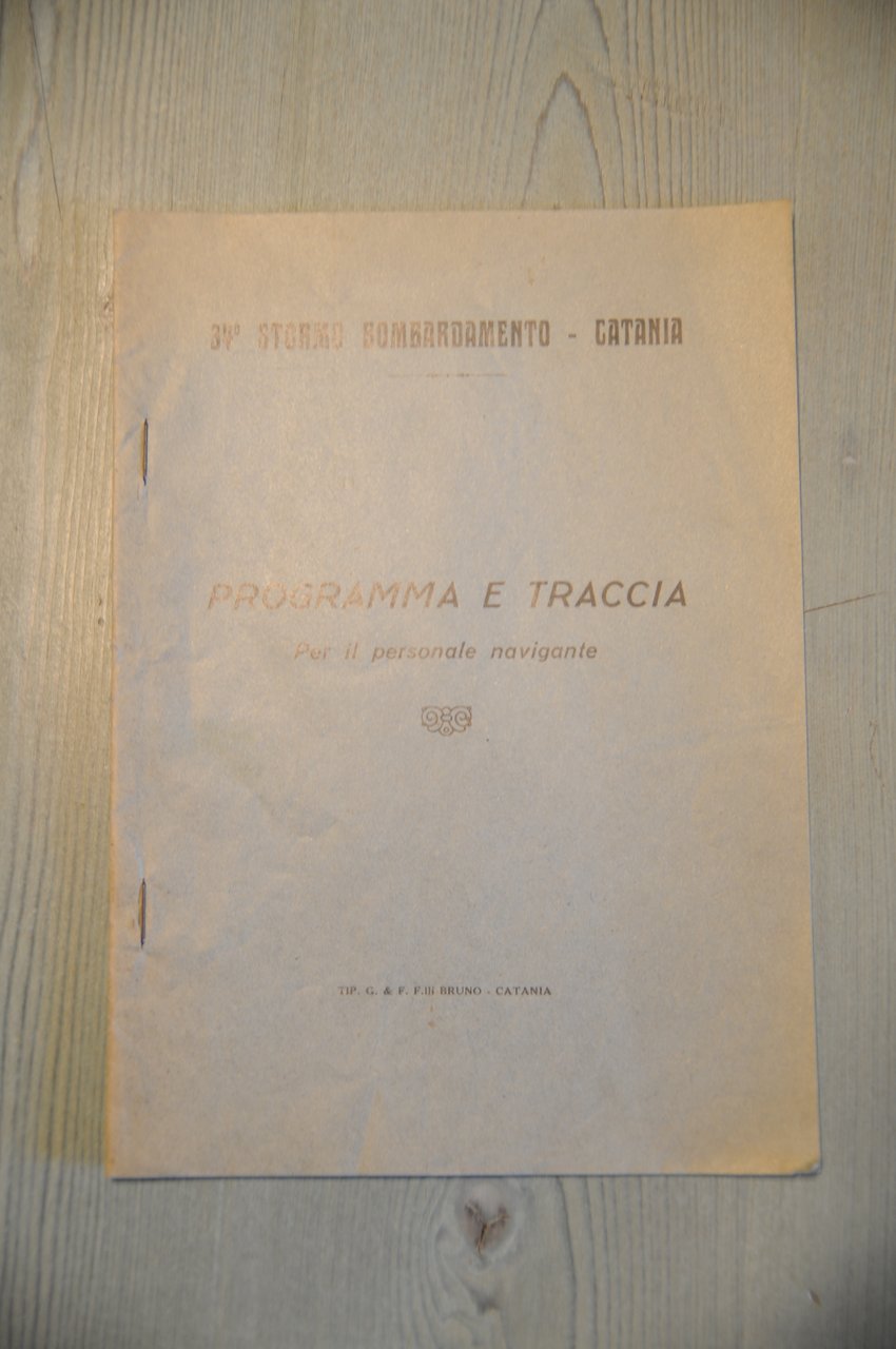 programma e traccia