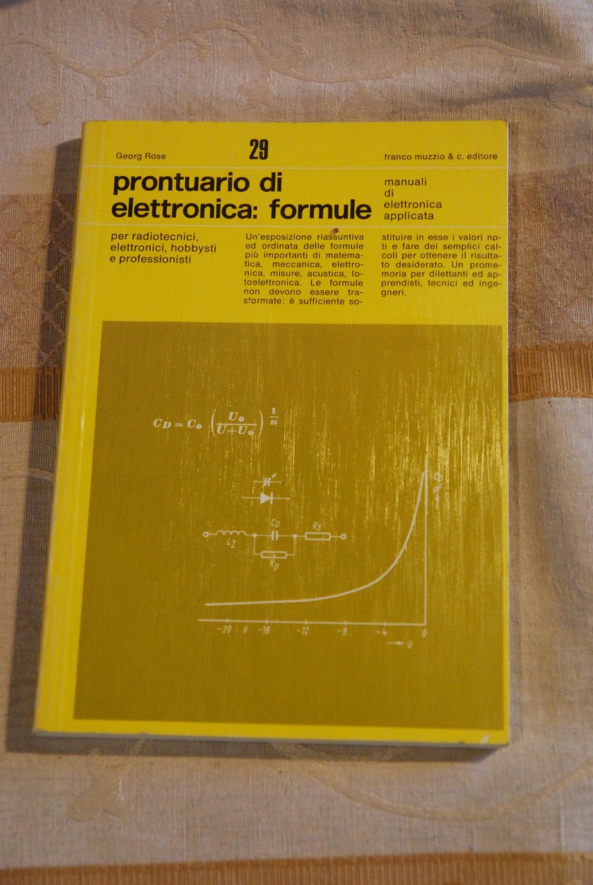 prontuario di elettronica formule NUOVISSIMO